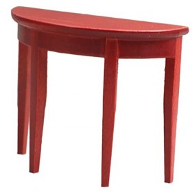 HOOTNEE Table De Simulation Accessoires pour Maison De Poupée Maison De Poupée Table Demi-Ronde 112 Table Maison De Poupée Mi
