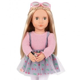 Our Generation - Star Accessoires BD37156AZ Ensemble Sac et Lunettes de Soleil Multicolore