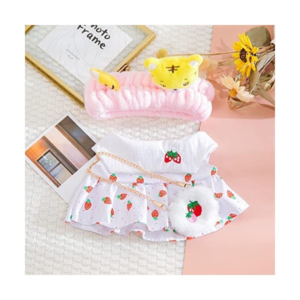 30Cm Lalafanfan Café Canard en Peluche Poupées Vêtements Accessoires, Jupe Mignonne Vêtements pour 30Cm Canard Jaune, Cadeaux