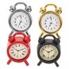 Warmhm 4 Pièces Mini Horloge Modèle Jouets Mini Réveil Jouets pour Enfants Accessoire Miniature Ornement Miniature Petite Ala