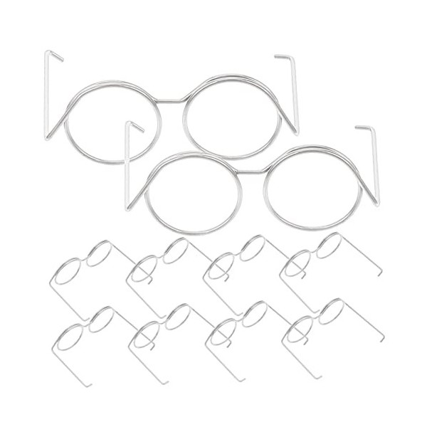ABOOFAN 10 Pièces Lunettes De Poupée Mini Lunettes Pour Poupées Accessoires De Costume De Mini Poupées Lunettes De Soleil Pou