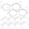 ABOOFAN 10 Pièces Lunettes De Poupée Mini Lunettes Pour Poupées Accessoires De Costume De Mini Poupées Lunettes De Soleil Pou