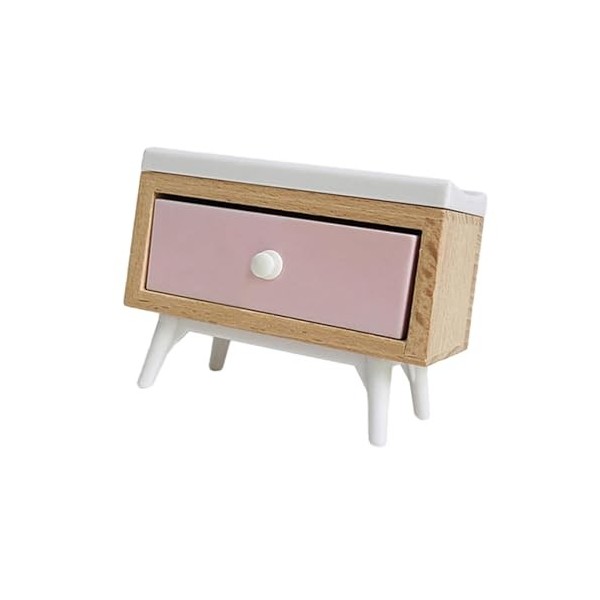 Perfeclan Berceau Miniature pour Maison de poupée, lit 1:12, Chaise en Bois, Jeu de fête, Simulation 1:12, Meubles Miniatures