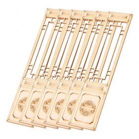 Totority 5 Pièces Écran De Maison De Poupée Paravent De Chambre Pliant Écrans De Fenêtre Décor DÉcran De Bureau Porte De Pou