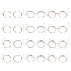 Alasum 12 Pièces Mini Poupée Lunettes Métal Fil Jante sans Cadre Poupée Habiller Lunettes Poupée Lunettes pour Poupées Access