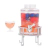 Ensemble de seaux à Boissons pour Maison de poupée, Seau à jus Miniature, Accessoires pour Maison de poupée, Orange