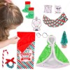 Elinrat Vêtements et Accessoires Elfes | Accessoire de Noël pour poupée Elfe | Vêtements et Sac de Couchage Elfe pour fêtes s