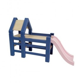 Fonowx Chaise Miniature en Bois 1:12, Meubles Miniatures pour Maison de poupée, Accessoires de décoration, 1:12, Toboggan pou