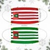 EKKONG 2 Pièces Hamac Elf de Noel, Accessoires Lutin Farceur de Noel Hamacs Elfe Noël en Vert et Rouge pour Ornement de Poupé