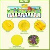 Jouets pour garçons et filles de 1 à 6 ans, tapis de danse musicale piano pour toutpetits enfants nourrissons, cadeaux pour g