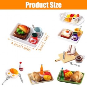 Abiemuce Lot de 38 accessoires miniatures pour maison de poupée - Accessoires de Noël - 1/12 - Accessoires de maison de poupé