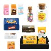Jouets de Miniatures Alimentaires, Accessoires Maison de Poupee, Mini Jouets Alimentaires, Accessoires de Cuisine Miniature p