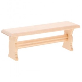 Toyvian Banc en Bois Miniature Mini Fauteuil Inclinable pour Maison De Poupée Banc De Village De Noël Meubles De Maison De Po