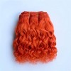 LUNYY 1 pièces trames de Cheveux en Laine pour poupées BJD Extensions de Cheveux bouclés pour Toutes Les poupées Perruques de