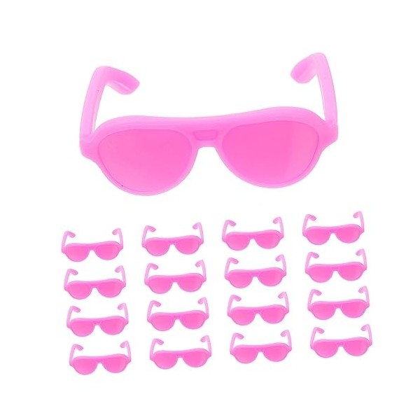 ibasenice 80 Pièces Mini Lunettes De Soleil Lunettes De Soleil De Mode Mini Accessoires De Poupée Accessoires pour Animaux De