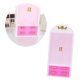 Toyvian Accessoires De Poupée Jouet pour Fille Meubles De Chambre À Coucher Grande Boîte Cadeau Garde-Robe