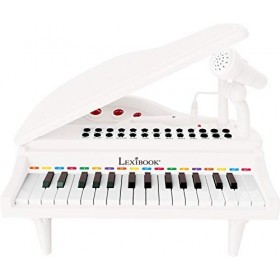 Lexibook - Mon Premier Piano, Piano pour Enfants, Touches Lumineuses, Fonction Enregistrement, Ajustement Tempo et Volume, 29