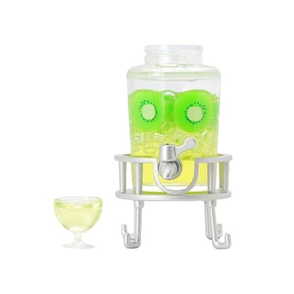 Colcolo Seau à jus Miniature pour Maison de poupée, Ensemble de seaux à Boissons, Ensemble de Jeu, Accessoires de Maison de p