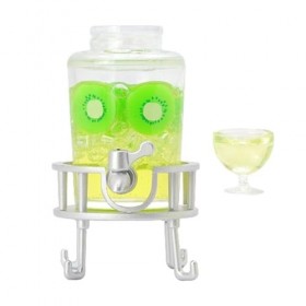 oshhni Accessoires pour Maison de poupée, Simulation de Seau à jus, modèle Cadeaux de Vacances, Ornement de scène, Ensemble d