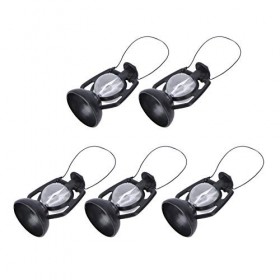 TOYANDONA Lot de 5 mini lanternes vintage au kérosène,Mini lanternes de jardin pour maison de poupée,Accessoires dornement,C