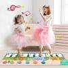 KWINY Tapis de piano pour enfants, tapis de piano multifonction pour les tout-petits, tapis de clavier pour enfants, tapis de