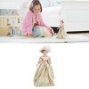 Mini poupée en céramique modèle, Modèle de Personnage en femme servante miniature de la maison des poupées pour les cadeaux p