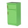 Vaguelly Maison De Poupée Réfrigérateur Mini Accessoires pour Poupées Vert Accessoires Enfant Meubles Mini Refrigerador Poupé