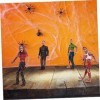 Didiseaon 6 Pièces Jouet De Poupée Zombie Figurines daction Jouets Figurines De Zombies Dhalloween Accessoires Effrayants po