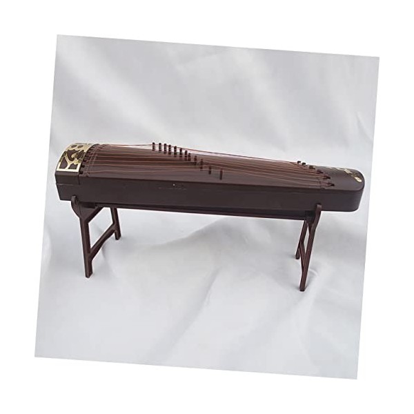 KOMBIUDA Simulé Guzheng Goblincore Room Decor Miniatures Accessoires De Poupée Astetic Room Decor Mini Accessoires pour Poupé