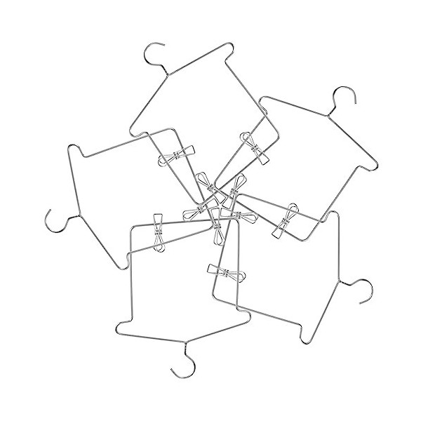 Abaodam 5 Ensembles Poupée Cintre Poupée Vêtements Cintres Poupée Vêtements Accessoires Bébé Fille Poupée Accessoires pour Fi