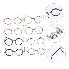 VALICLUD 20 Pièces Mini Lunettes Accessoires De Poupée Accessoires De Costume De Mini Poupées Accessoires De Lunettes pour Lu