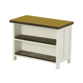 Amagogo Accessoires pour Maison de poupée, Bureau Miniature à léchelle 1:12, Table en Bois pour Maison de poupée, Accessoire