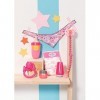 BABY born Set d’accessoires – Pour les poupées de 43 cm – Contient 1 tétine, 1 biberon, 1 couche & + - Pour les petites mains