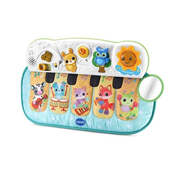 VTech Baby - Piano bébé Pattins musicaux | Jouet pour bébé +3 Mois | Version ESP | Multicolore