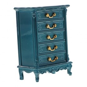 Abaodam Mini Commode Meubles pour Enfants Accessoires De Table De Nuit Étagère pour Enfants Tiroir Miniature Tiroir De Maison