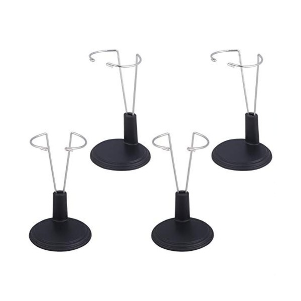 TOYANDONA Cintres 2 Pièces Poupée Stands Mini Supports Daffichage pour Jouet Poupée Support Soutien Ours en Peluche Stands p