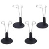 TOYANDONA Cintres 2 Pièces Poupée Stands Mini Supports Daffichage pour Jouet Poupée Support Soutien Ours en Peluche Stands p