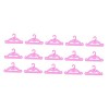 Ciieeo 30 Pcs De Noël Chaussette Stand Cintres pour Vêtements Cintres en Plastique Mini Accessoires pour Poupées en Plastique