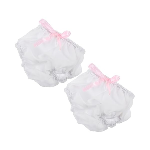 ifundom 2 Pièces sous-Vêtements De Poupée Poupée Couches sous-Vêtements Fille Poupée Couches Poupée Slip pour 18 Pouces Poupé