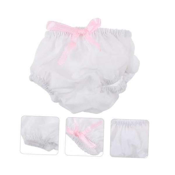 ifundom 2 Pièces sous-Vêtements De Poupée Poupée Couches sous-Vêtements Fille Poupée Couches Poupée Slip pour 18 Pouces Poupé