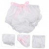 ifundom 2 Pièces sous-Vêtements De Poupée Poupée Couches sous-Vêtements Fille Poupée Couches Poupée Slip pour 18 Pouces Poupé