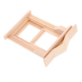 VALICLUD Fenêtre De Maison De Poupée pour Accessoires Photo Micro Monde Mini-fenêtres De Maison Meubles De Fenêtre 1&nbsp;:&nbsp;12 Acc