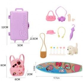 Tomicy Accessoire de Poupée 60 de Accessoires de Styles différents Maison de poupée Meubles de Salle à Manger pour 11,5 Pouce