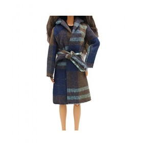 Lance Home 5 Ensemble Vêtements dautomne Robes + Pantalon Chaussures Sac De Mode Chapeau Manches Longues Manteau pour 29cm P