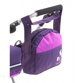 Bayer Chic 2000-Sac, Sac à Langer pour poupée, Accessoires, Prune, Violet, 853-25