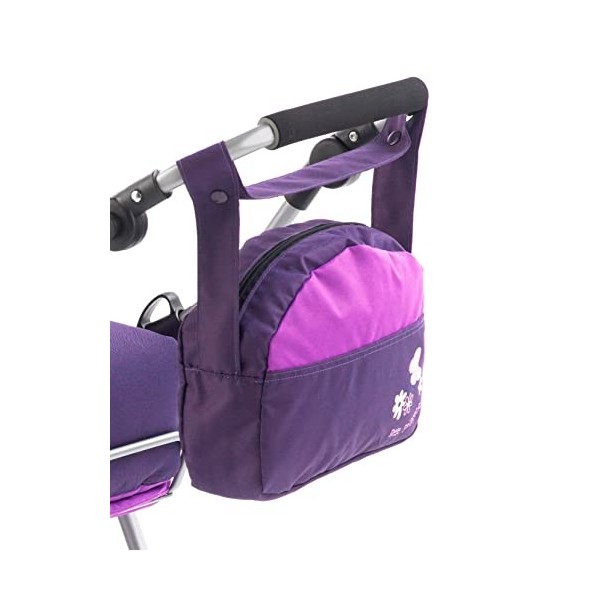 Bayer Chic 2000-Sac, Sac à Langer pour poupée, Accessoires, Prune, Violet, 853-25