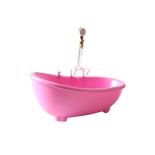 STAHAD Accessoires De Bain pour Enfants Ensembles DOrnement Kits Miniatures Jouet Mini Baignoire Baignoire De Poupée Bain De