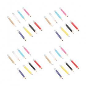 Keenso Ensemble de Crayons Miniatures 80 Pièces, Accessoires de Maison de Poupée pour la Décoration de la Maison de Poupée