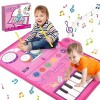 Jouet pour bébé 1 an Tapis musical ACELIFE 3 en 1 avec clavier et batterie - Jouet pour enfants - Cadeau danniversaire de No