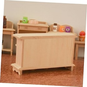 OATIPHO Casier Modèle De Maison De Poupée Meubles en Bois Mini Accessoires 1 Pièce